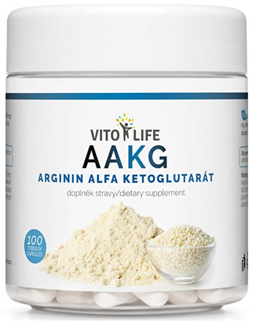 Zobrazit detail výrobku Vito life AAKG (Arginin-alfa-ketoglutarát) 100 tobolek Zobrazit detail výrobku Vito life AAKG (Arginin-alfa-ketoglutarát) 100 tobolek