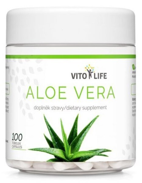 Zobrazit detail výrobku Vito life Aloe Vera 200 mg 100 tobolek Zobrazit detail výrobku Vito life Aloe Vera 200 mg 100 tobolek