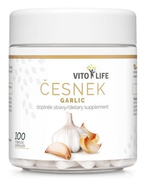Zobrazit detail výrobku Vito life Česnek 800 mg, 100 tobolek Zobrazit detail výrobku Vito life Česnek 800 mg, 100 tobolek