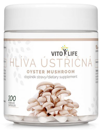 Zobrazit detail výrobku Vito life Hlíva ústřičná 4160 mg, 100 tobolek Zobrazit detail výrobku Vito life Hlíva ústřičná 4160 mg, 100 tobolek