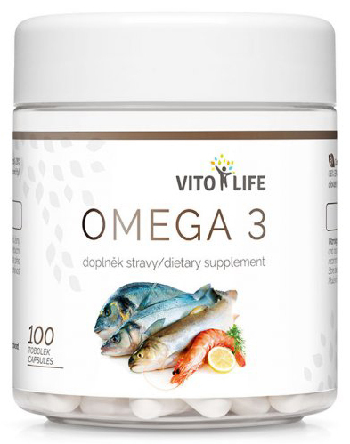 Zobrazit detail výrobku Vito life Omega 3, 100 tobolek Zobrazit detail výrobku Vito life Omega 3, 100 tobolek