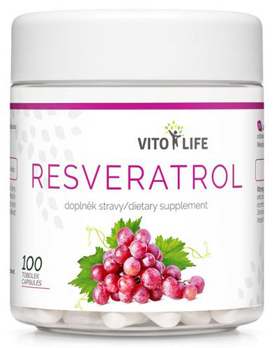 Zobrazit detail výrobku Vito life Resveratrol, 100 tobolek Zobrazit detail výrobku Vito life Resveratrol, 100 tobolek