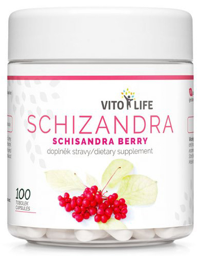 Zobrazit detail výrobku Vito life Schizandra čínská, 100 tobolek Zobrazit detail výrobku Vito life Schizandra čínská, 100 tobolek