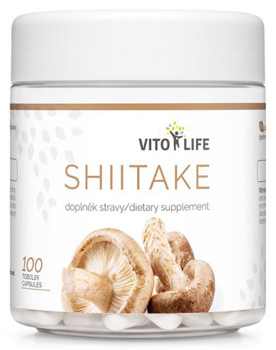 Zobrazit detail výrobku Vito life Shiitake, 100 tobolek Zobrazit detail výrobku Vito life Shiitake, 100 tobolek