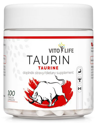 Zobrazit detail výrobku Vito life Taurin, 100 tobolek Zobrazit detail výrobku Vito life Taurin, 100 tobolek
