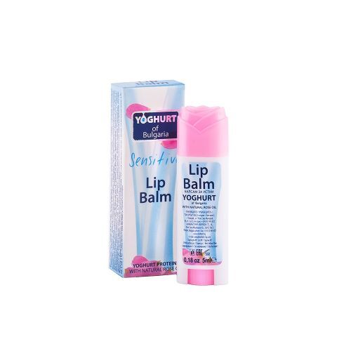 Yogurt of Bulgaria Probiotický balzam na pery s ružovým olejom 5 ml