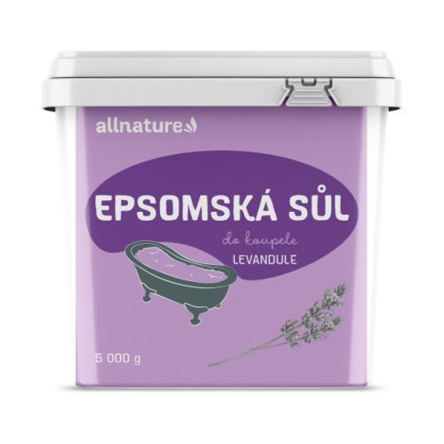 Zobrazit detail výrobku Allnature Epsomská sůl Levandule 5 kg Zobrazit detail výrobku Allnature Epsomská sůl Levandule 5 kg