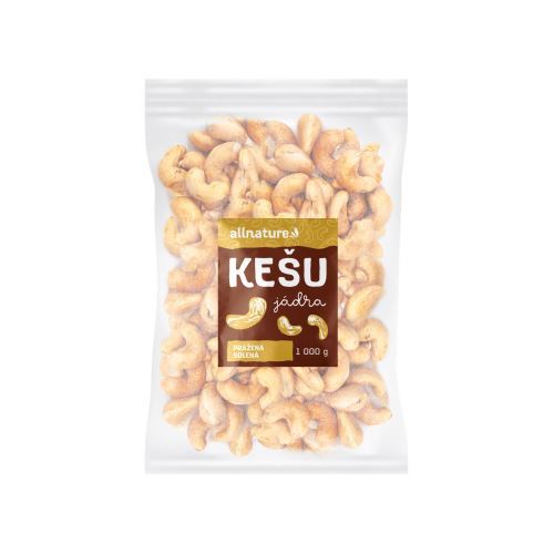 Zobrazit detail výrobku Allnature Kešu pražené solené 1000 g Zobrazit detail výrobku Allnature Kešu pražené solené 1000 g