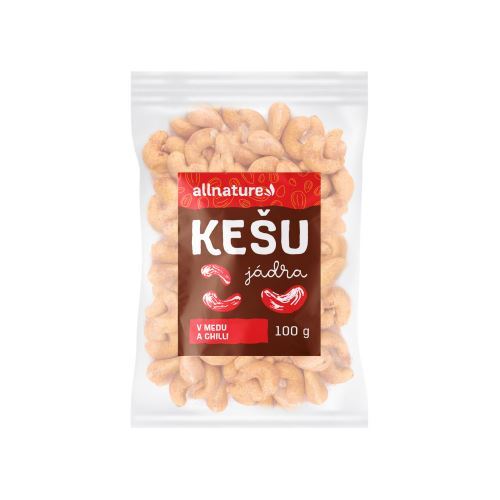 Zobrazit detail výrobku Allnature Kešu v medu a chilli 100 g Zobrazit detail výrobku Allnature Kešu v medu a chilli 100 g