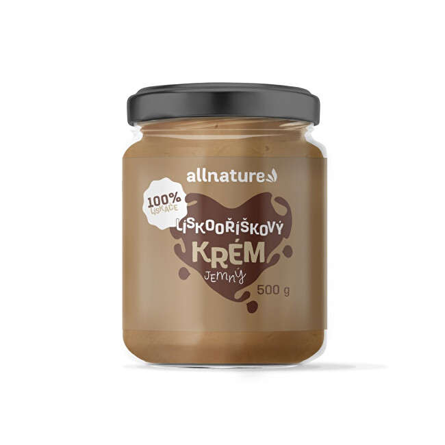Zobrazit detail výrobku Allnature Lískooříškový krém 500 g Zobrazit detail výrobku Allnature Lískooříškový krém 500 g