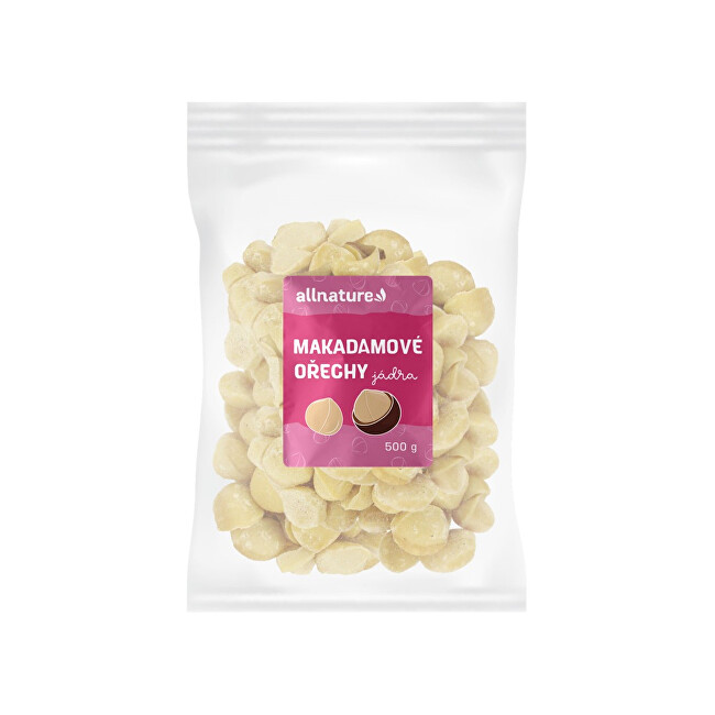 Zobrazit detail výrobku Allnature Makadamové ořechy 500g Zobrazit detail výrobku Allnature Makadamové ořechy 500g