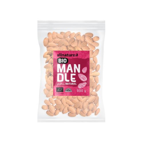 Zobrazit detail výrobku Allnature Mandle jádra BIO 500 g Zobrazit detail výrobku Allnature Mandle jádra BIO 500 g