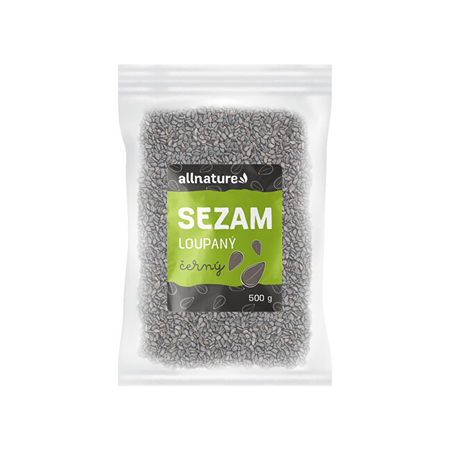 Zobrazit detail výrobku Allnature Allnature Sezam černý 500 g Zobrazit detail výrobku Allnature Allnature Sezam černý 500 g