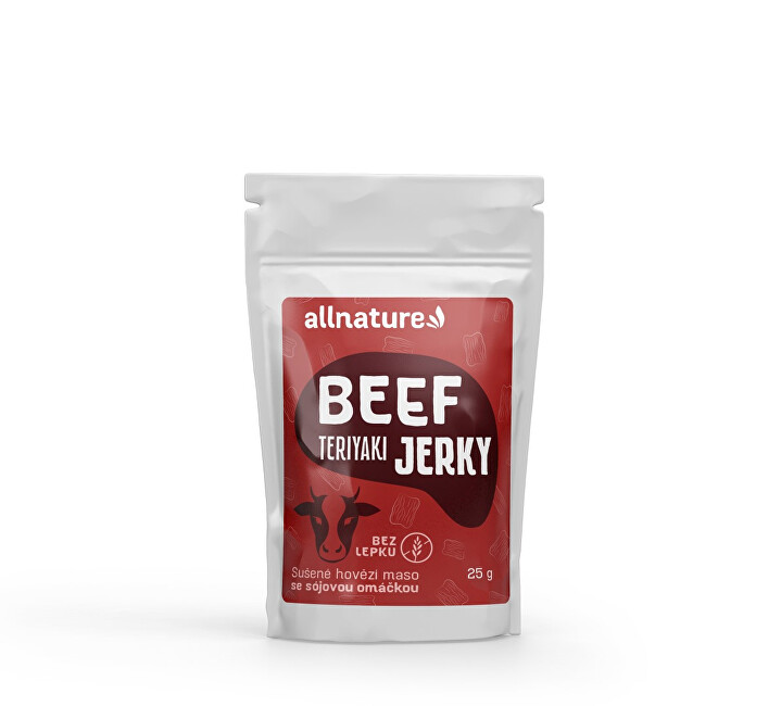 Zobrazit detail výrobku Allnature BEEF Teriyaki Jerky 25 g Zobrazit detail výrobku Allnature BEEF Teriyaki Jerky 25 g