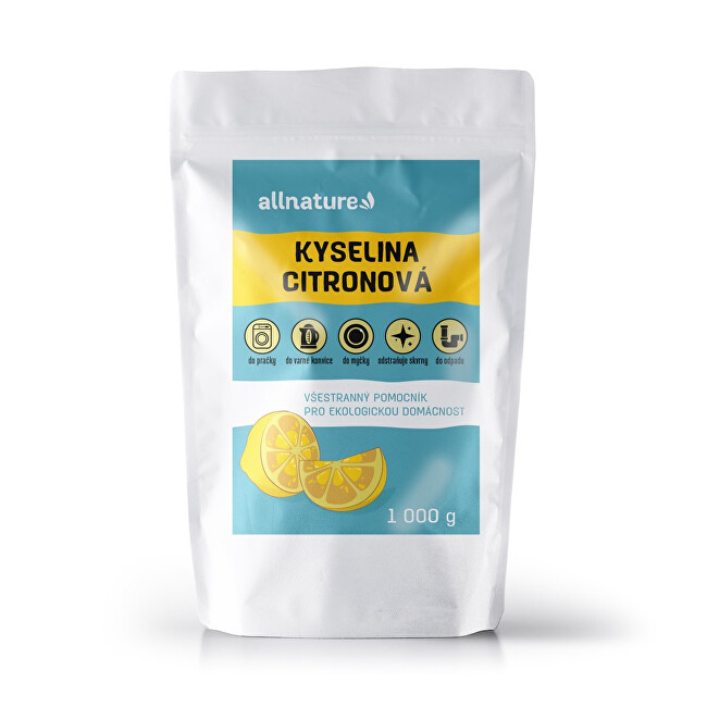 Zobrazit detail výrobku Allnature Kyselina citronová 1 000 g Zobrazit detail výrobku Allnature Kyselina citronová 1 000 g