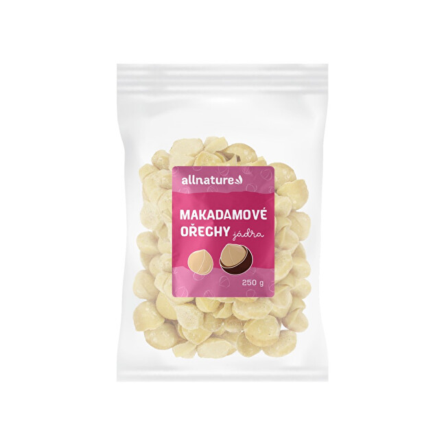 Zobrazit detail výrobku Allnature Makadamové ořechy 250 g Zobrazit detail výrobku Allnature Makadamové ořechy 250 g