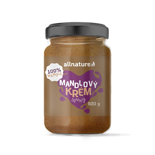 Zobrazit detail výrobku Allnature Mandlový krém 920 g Zobrazit detail výrobku Allnature Mandlový krém 920 g