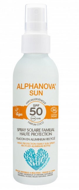 Zobrazit detail výrobku ALPHANOVA SUN opalovací krém sprej rodinný v hliníkovém obalu SPF 50 BIO 150 g Zobrazit detail výrobku ALPHANOVA SUN opalovací krém sprej rodinný v hliníkovém obalu SPF 50 BIO 150 g
