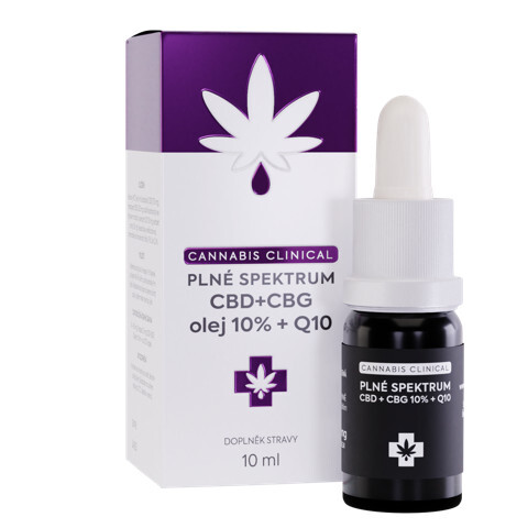 Zobrazit detail výrobku Cannabis Clinical CBD+CBG 10% + Q10 10 ml Zobrazit detail výrobku Cannabis Clinical CBD+CBG 10% + Q10 10 ml