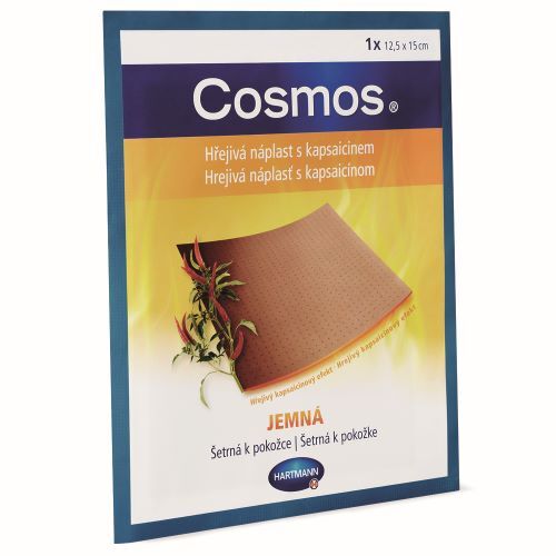 Zobrazit detail výrobku Cosmos Hřejivá náplast Jemná s kapsaicinem 1 ks Zobrazit detail výrobku Cosmos Hřejivá náplast Jemná s kapsaicinem 1 ks