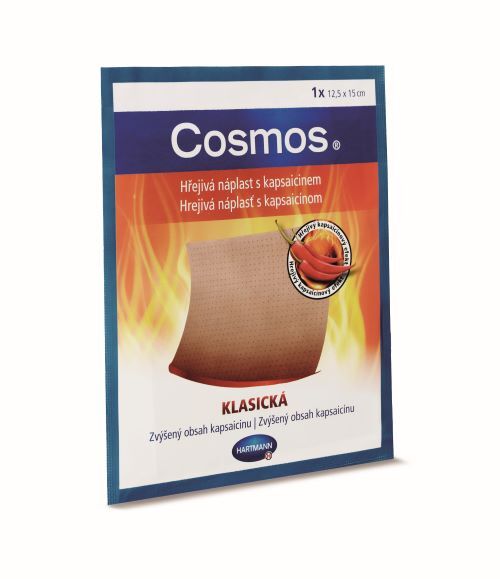 Zobrazit detail výrobku Cosmos Hřejivá náplast Klasická s kapsaicinem 1 ks Zobrazit detail výrobku Cosmos Hřejivá náplast Klasická s kapsaicinem 1 ks