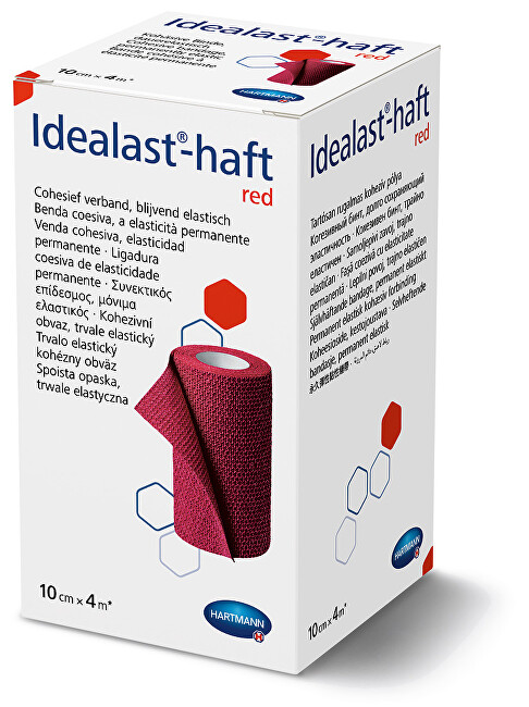 Hartmann Peha-haft Color červená 10 cm x 4 m