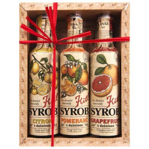 Kitl Syrob darčekové balenie - CITRUSY 3 x 500 ml