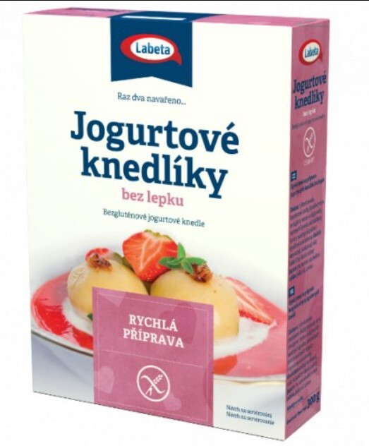 Zobrazit detail výrobku LABETA A.S. Jogurtové knedlíky bez lepku 300 g Zobrazit detail výrobku LABETA A.S. Jogurtové knedlíky bez lepku 300 g