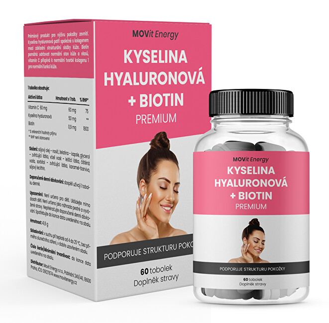 Zobrazit detail výrobku MOVit Energy Kyselina hyaluronová + Biotin PREMIUM 60 tobolek Zobrazit detail výrobku MOVit Energy Kyselina hyaluronová + Biotin PREMIUM 60 tobolek