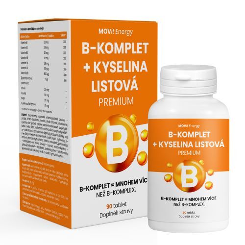 Zobrazit detail výrobku MOVit Energy B-Komplet + Kyselina listová PREMIUM 90 tablet Zobrazit detail výrobku MOVit Energy B-Komplet + Kyselina listová PREMIUM 90 tablet