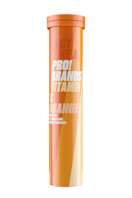 Zobrazit detail výrobku PRO!BRANDS Vitamin C 80 g - 20 šumivých tablet - pomeranč Zobrazit detail výrobku PRO!BRANDS Vitamin C 80 g - 20 šumivých tablet - pomeranč