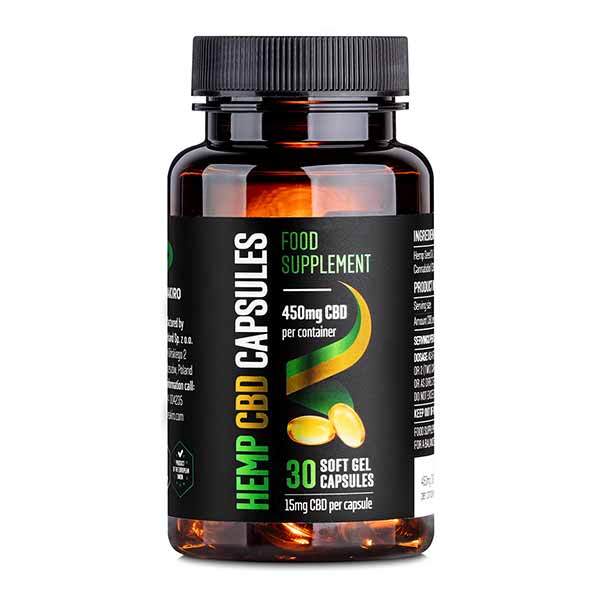 Zobrazit detail výrobku Reakiro CBD Gelové kapsle 450 mg CBD 30 ks Zobrazit detail výrobku Reakiro CBD Gelové kapsle 450 mg CBD 30 ks