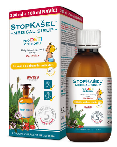Zobrazit detail výrobku Simply You StopKašel Medical sirup od 1 roku 200 ml + 100 ml ZDARMA Zobrazit detail výrobku Simply You StopKašel Medical sirup od 1 roku 200 ml + 100 ml ZDARMA