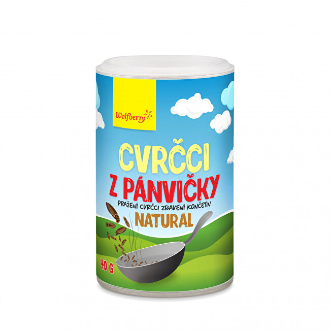 Zobrazit detail výrobku Wolfberry Cvrčci z pánvičky - natural 40 g Zobrazit detail výrobku Wolfberry Cvrčci z pánvičky - natural 40 g
