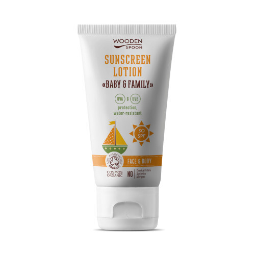 Zobrazit detail výrobku WoodenSpoon Opalovací tělové mléko v tubě Baby & Family SPF 30 - 150 ml Zobrazit detail výrobku WoodenSpoon Opalovací tělové mléko v tubě Baby & Family SPF 30 - 150 ml