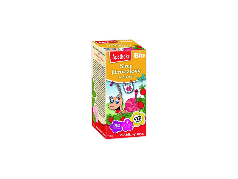 Zobrazit detail výrobku Apotheke Bio Pohádkový sirup Jitrocelový 250g Zobrazit detail výrobku Apotheke Bio Pohádkový sirup Jitrocelový 250g