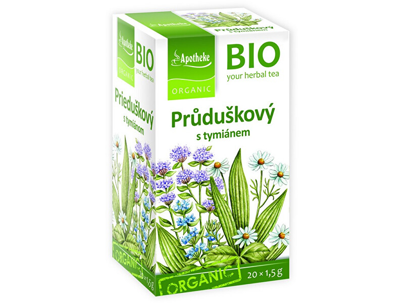 Zobrazit detail výrobku Apotheke Bio Průduškový čaj s tymiánem 20x1,5g Zobrazit detail výrobku Apotheke Bio Průduškový čaj s tymiánem 20x1,5g