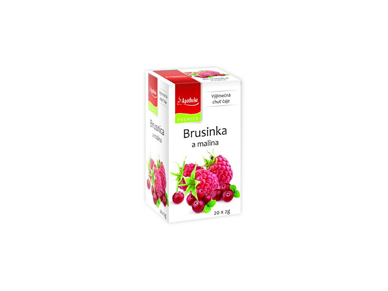 Zobrazit detail výrobku Apotheke Čaj Brusinka a malina 20x2g Zobrazit detail výrobku Apotheke Čaj Brusinka a malina 20x2g