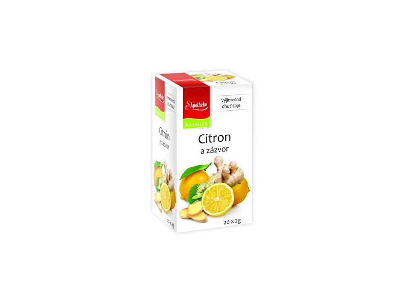 Zobrazit detail výrobku Apotheke Čaj Citron a zázvor 20x2g Zobrazit detail výrobku Apotheke Čaj Citron a zázvor 20x2g