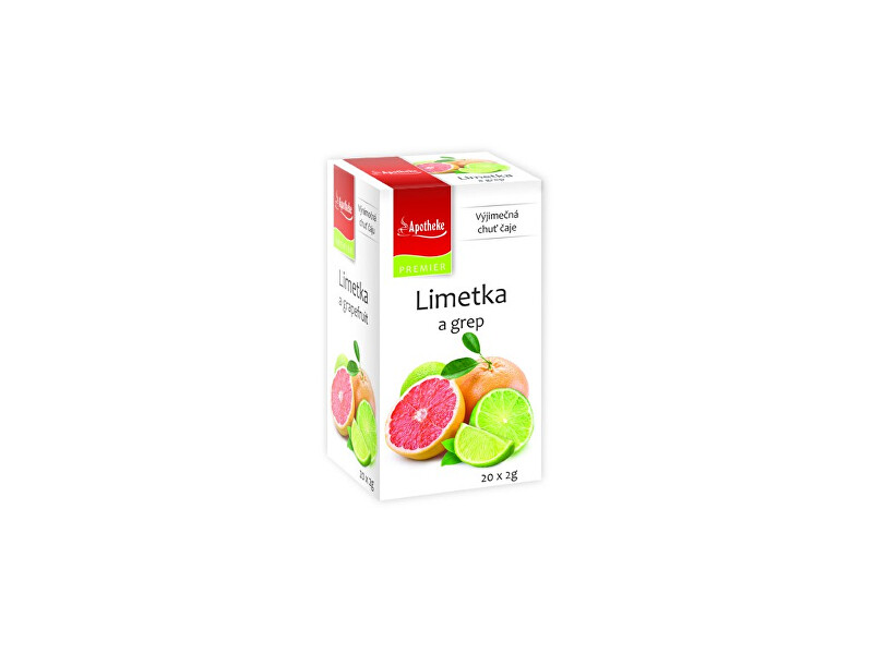 Zobrazit detail výrobku Apotheke Čaj Limetka a grep 20x2g Zobrazit detail výrobku Apotheke Čaj Limetka a grep 20x2g
