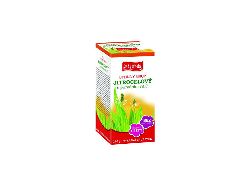 Zobrazit detail výrobku Apotheke Sirup Jitrocelový s acerolou 250g Zobrazit detail výrobku Apotheke Sirup Jitrocelový s acerolou 250g