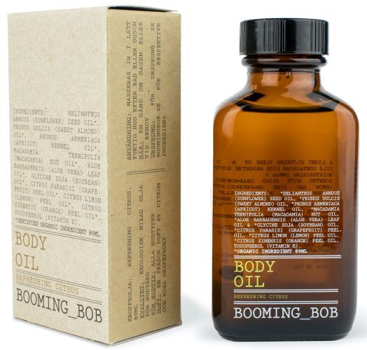 Booming Bob Telový olej Refreshing Citrus BIO 89 ml