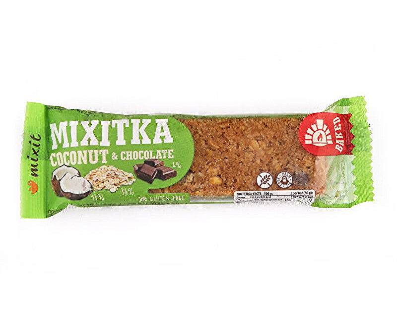 Mixit Mixitka bez lepku - Kokos + čokoláda 1 ks