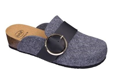Scholl Zdravo obuv - AMALFI CLOG Dk Grey 37