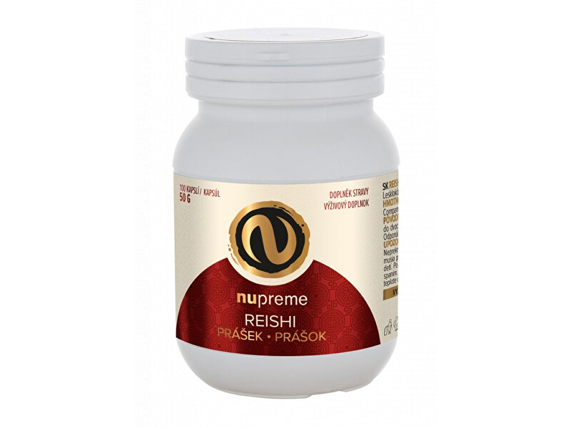 Nupreme Reishi biomasa 100 kapsúl