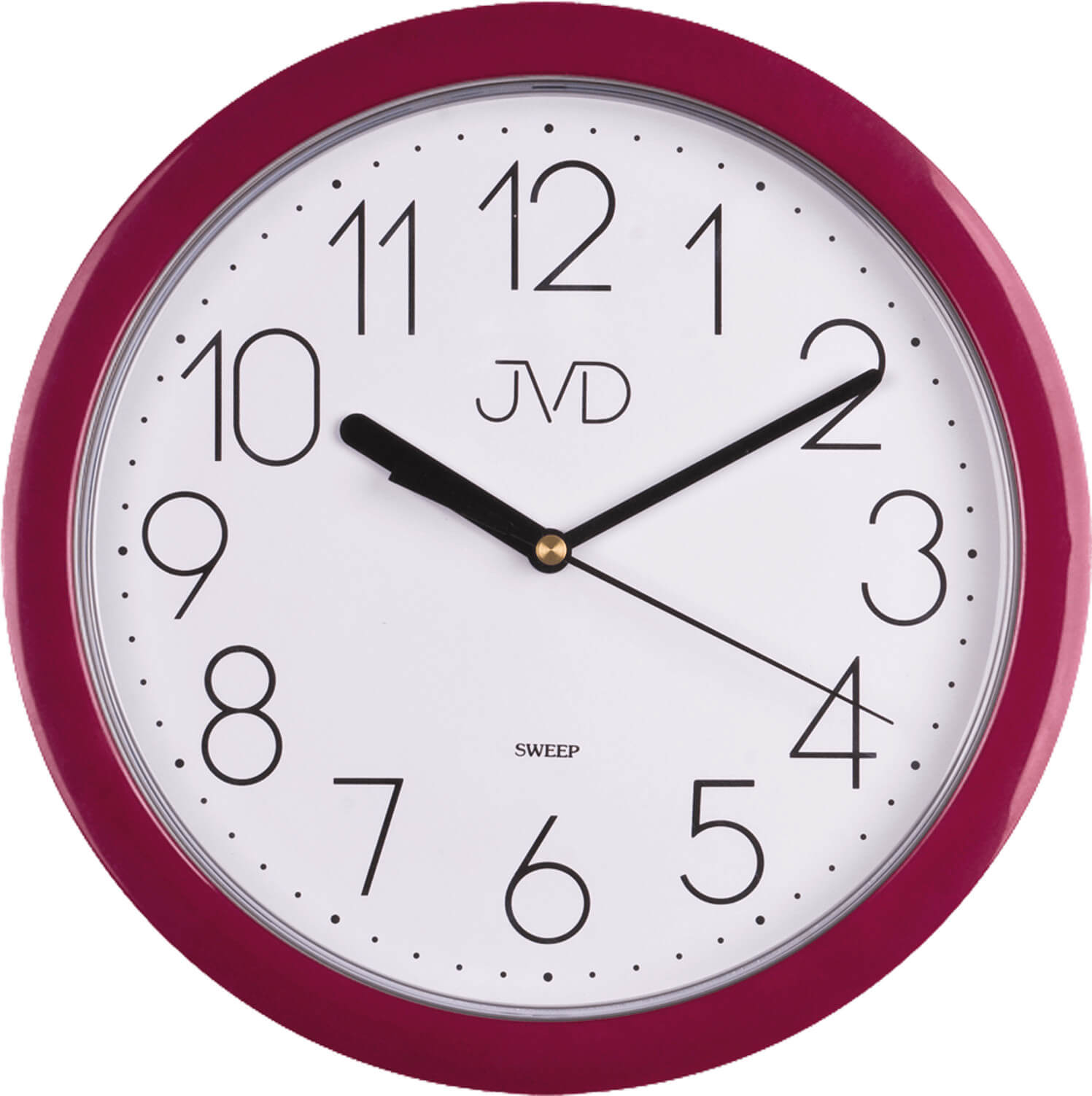 JVD -  Nástěnné hodiny s tichým chodem HP612 White