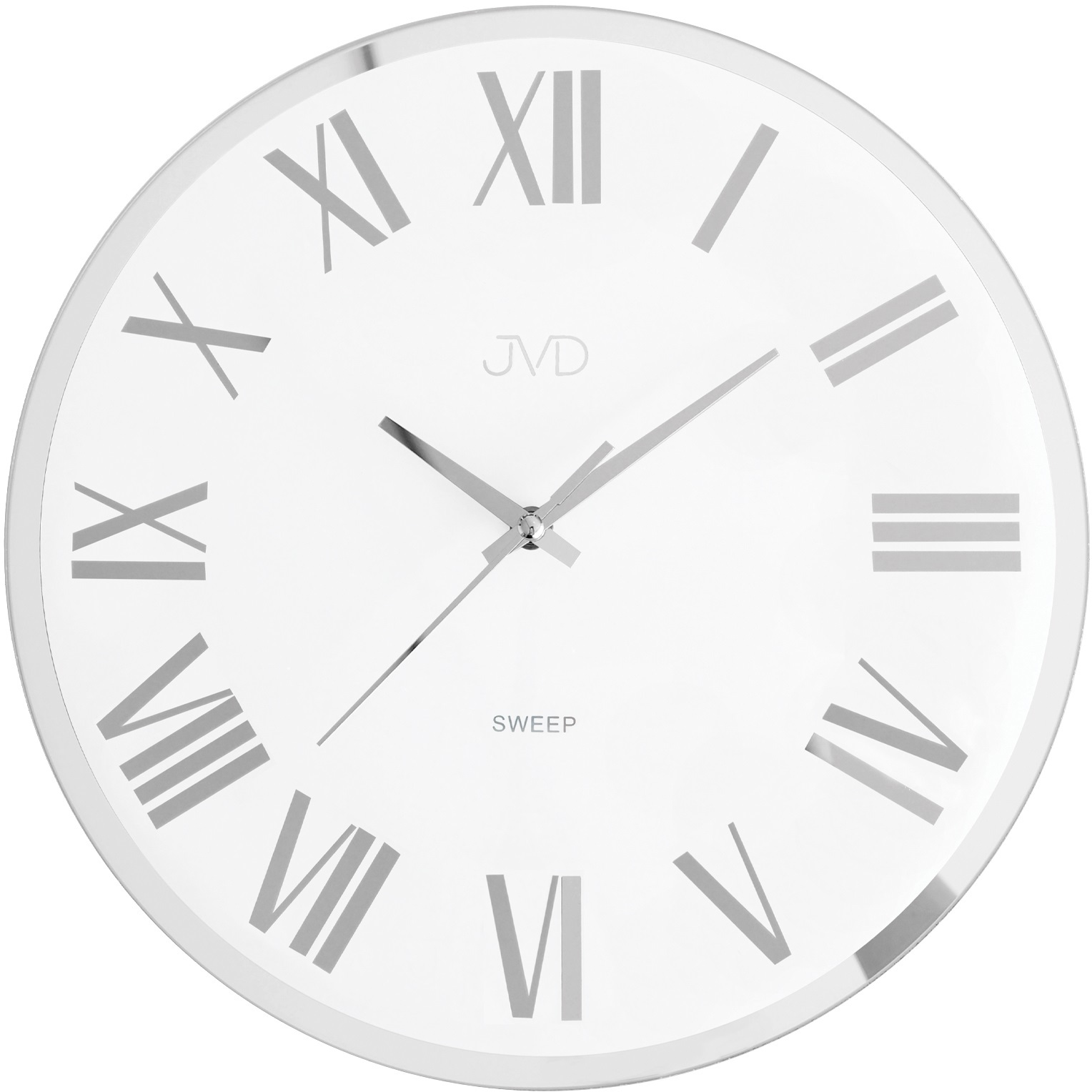 JVD Nástěnné skleněné hodiny s tichým chodem NS22006.3