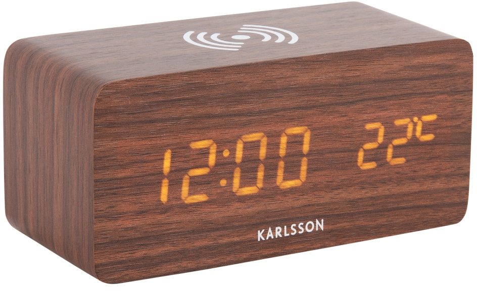Karlsson Designový LED budík - hodiny KA5933DW