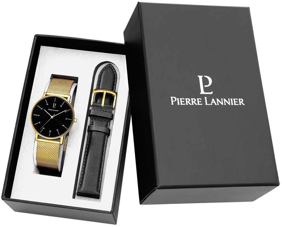 Pierre Lannier Set hodinek a řemínku - Cityline 378B032