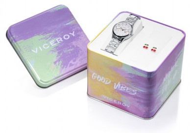 Viceroy Dárkový set dětské hodinky Sweet + náušnice 461116-99